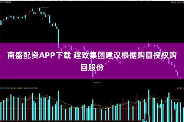 南盛配资APP下载 趣致集团建议根据购回授权购回股份